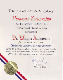 Thumbnail image of Nikolsky award to Wayne Johnson