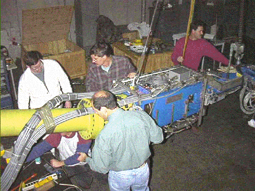 TIlt Rotor Aeroaccoustic Model DNW photo archive: Group installation