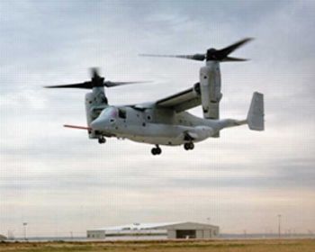 V-22 Osprey about to land