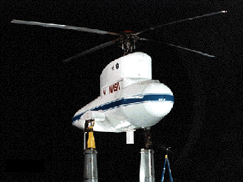 BO 105 rotor on the RTA in the 40 X 80 windtunnel