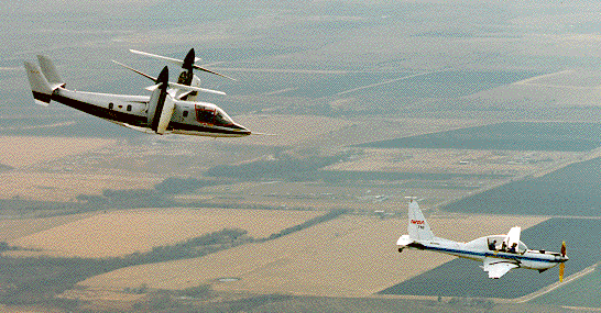 IRAP/XV-15 flight photo