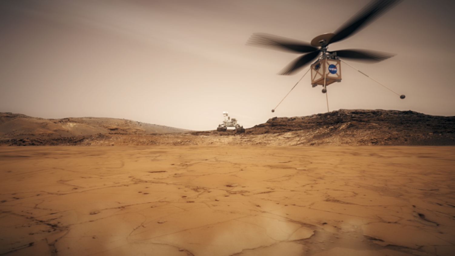 nasa helicopter on mars
